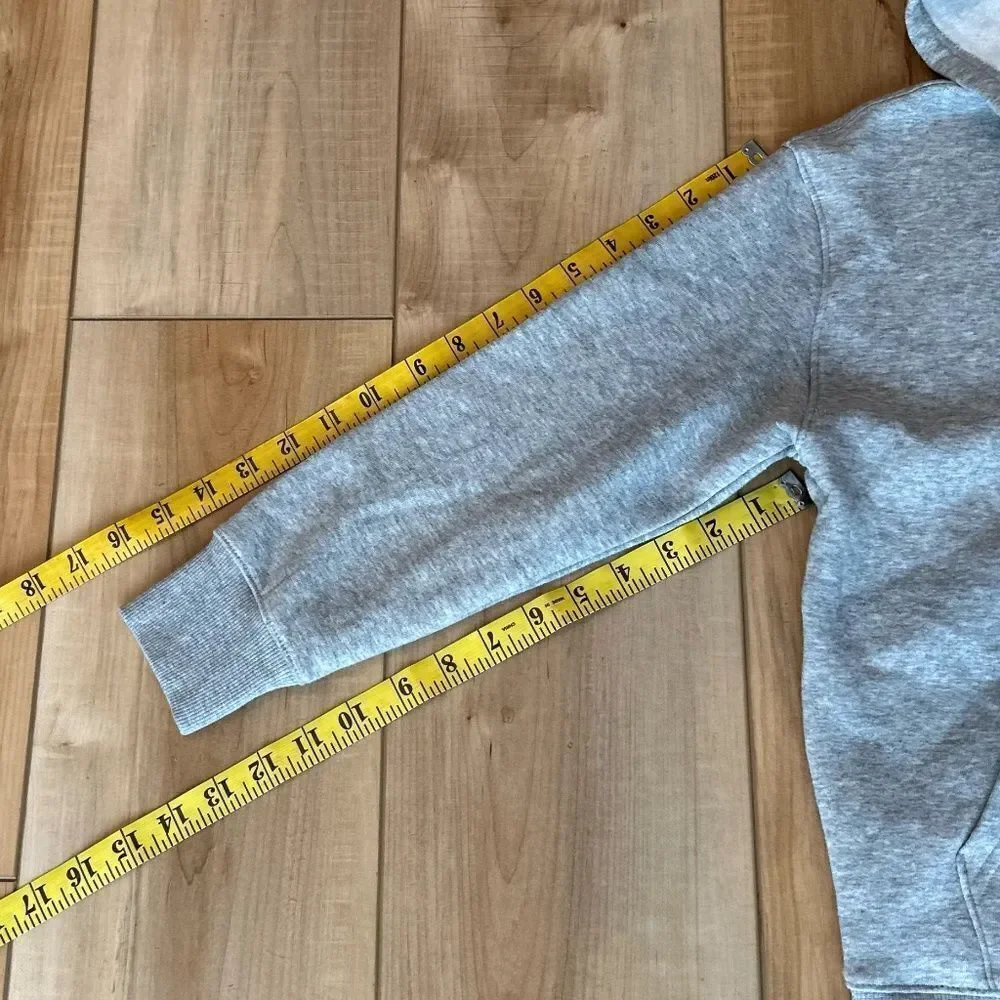 EUC Art Class Boys Full Zip Hooded Sweatshirt Gray Size Med (8)